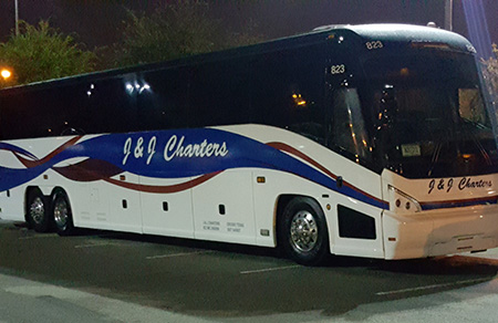 Bus Parked at Night Bus Parked at Night
